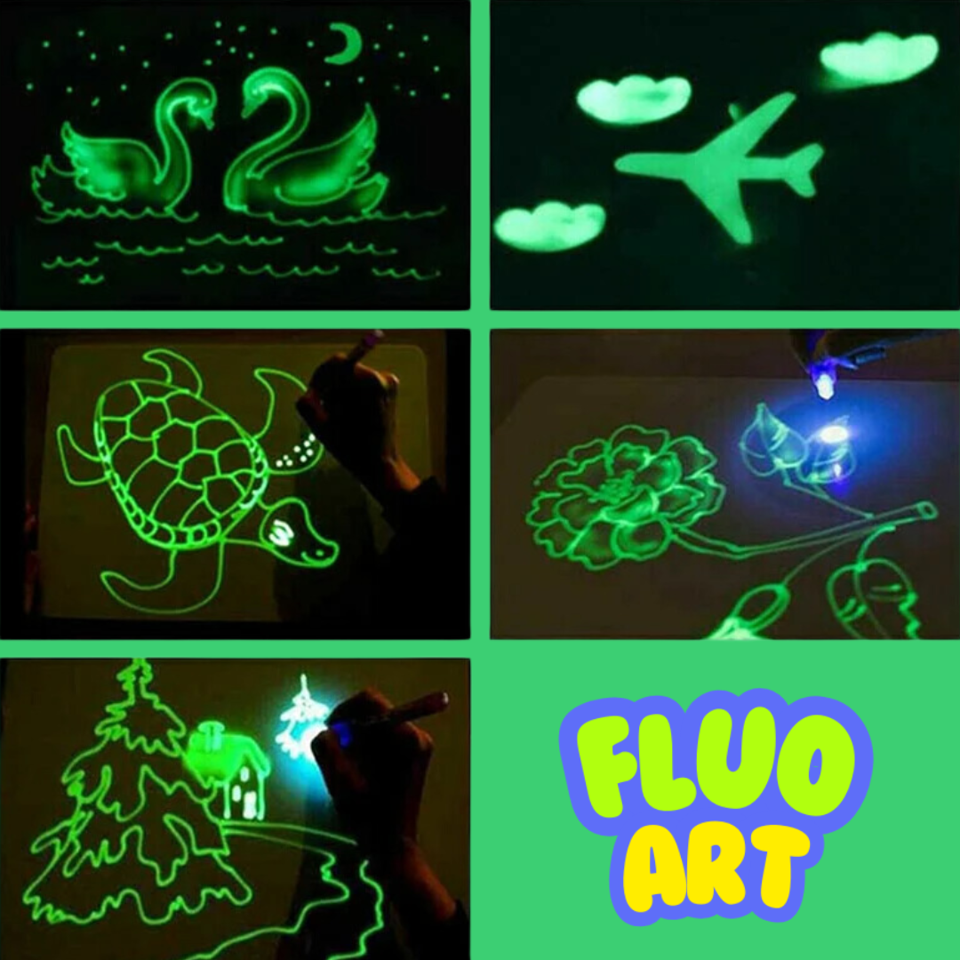 Pizarra mágica Fluo Art