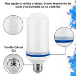 Bombilla LED de llamas